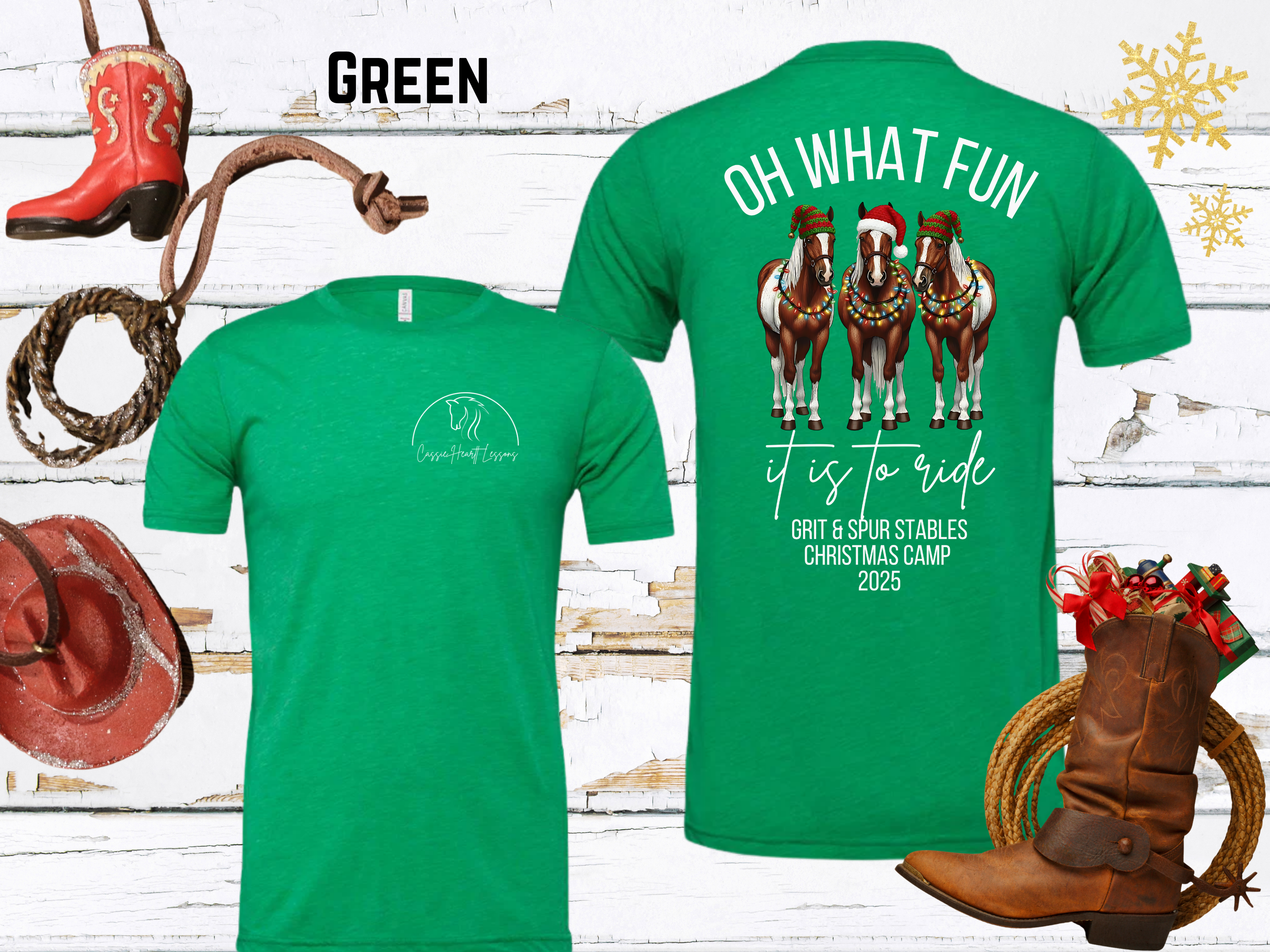 Christmas Camp Cassie Heartt Lessons