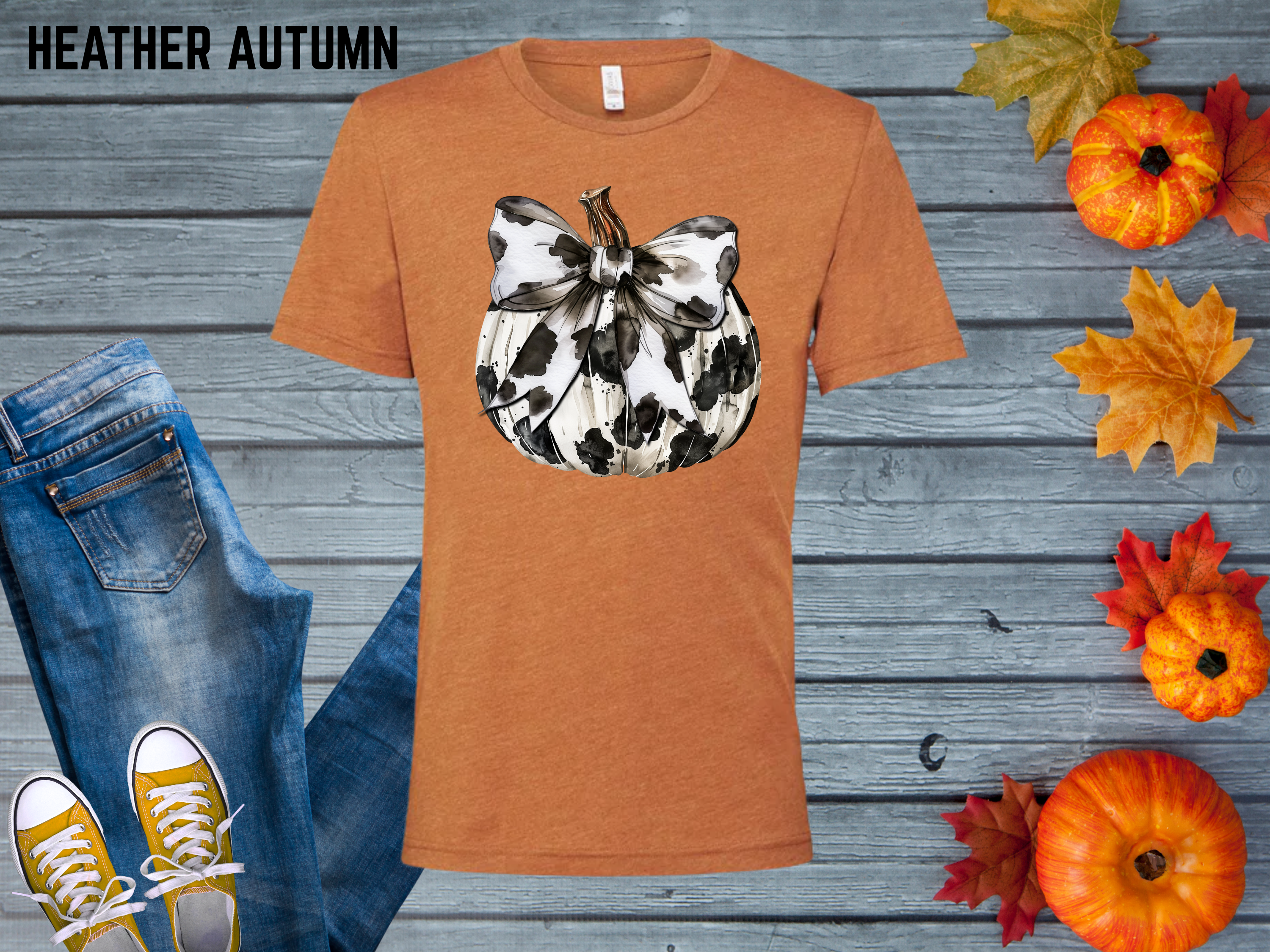 Pumpkin Cowprint